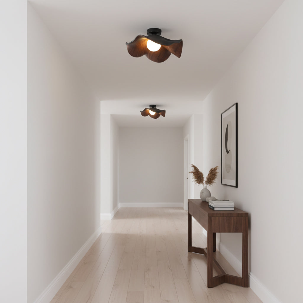 Artelux Casia Wood-Resin Ceiling Light