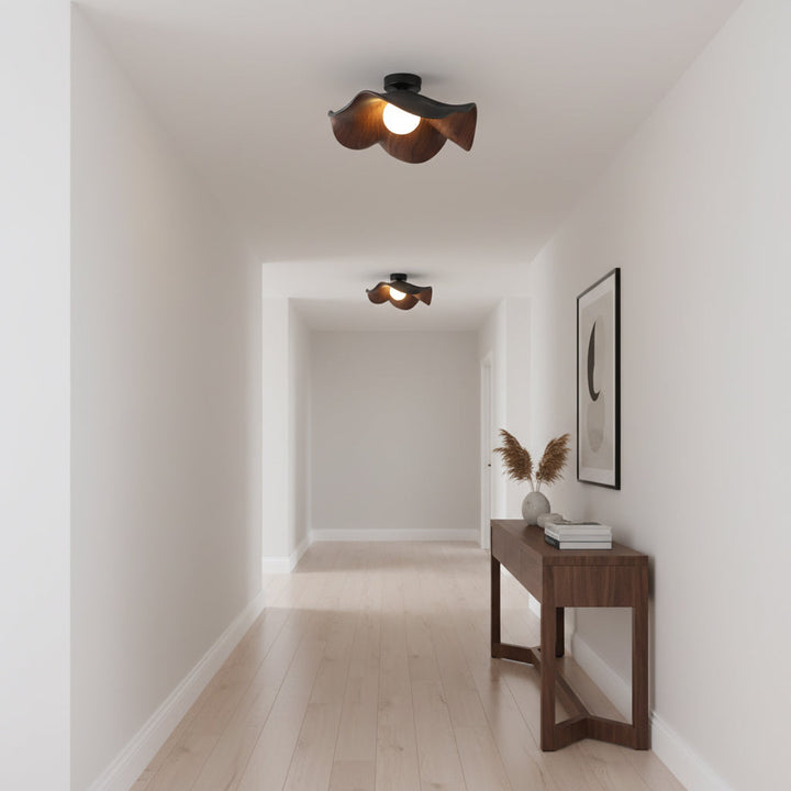Artelux Casia Wood-Resin Ceiling Light