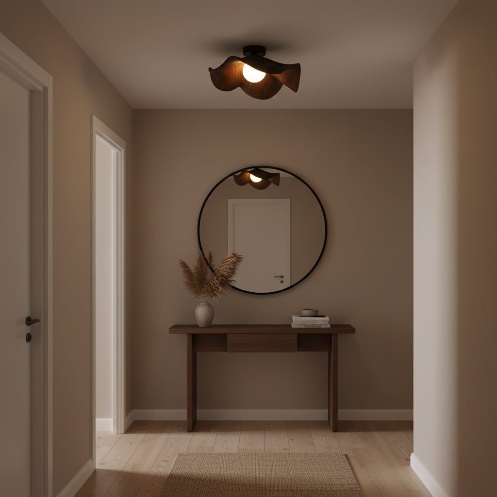 Artelux Casia Wood-Resin Ceiling Light