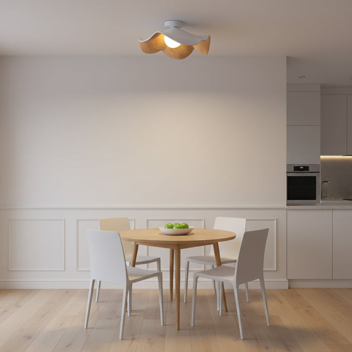 Artelux Casia Wood-Resin Ceiling Light