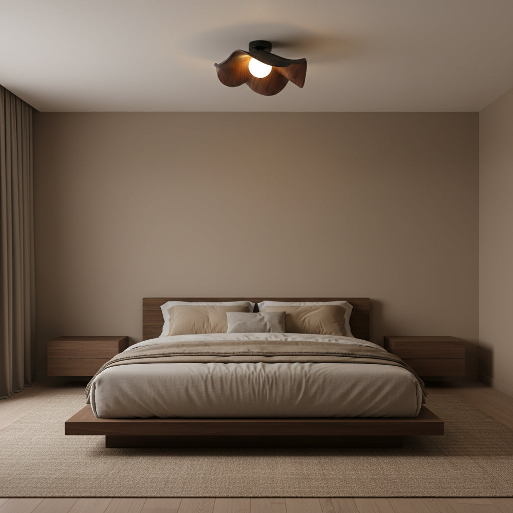 Artelux Casia Wood-Resin Ceiling Light