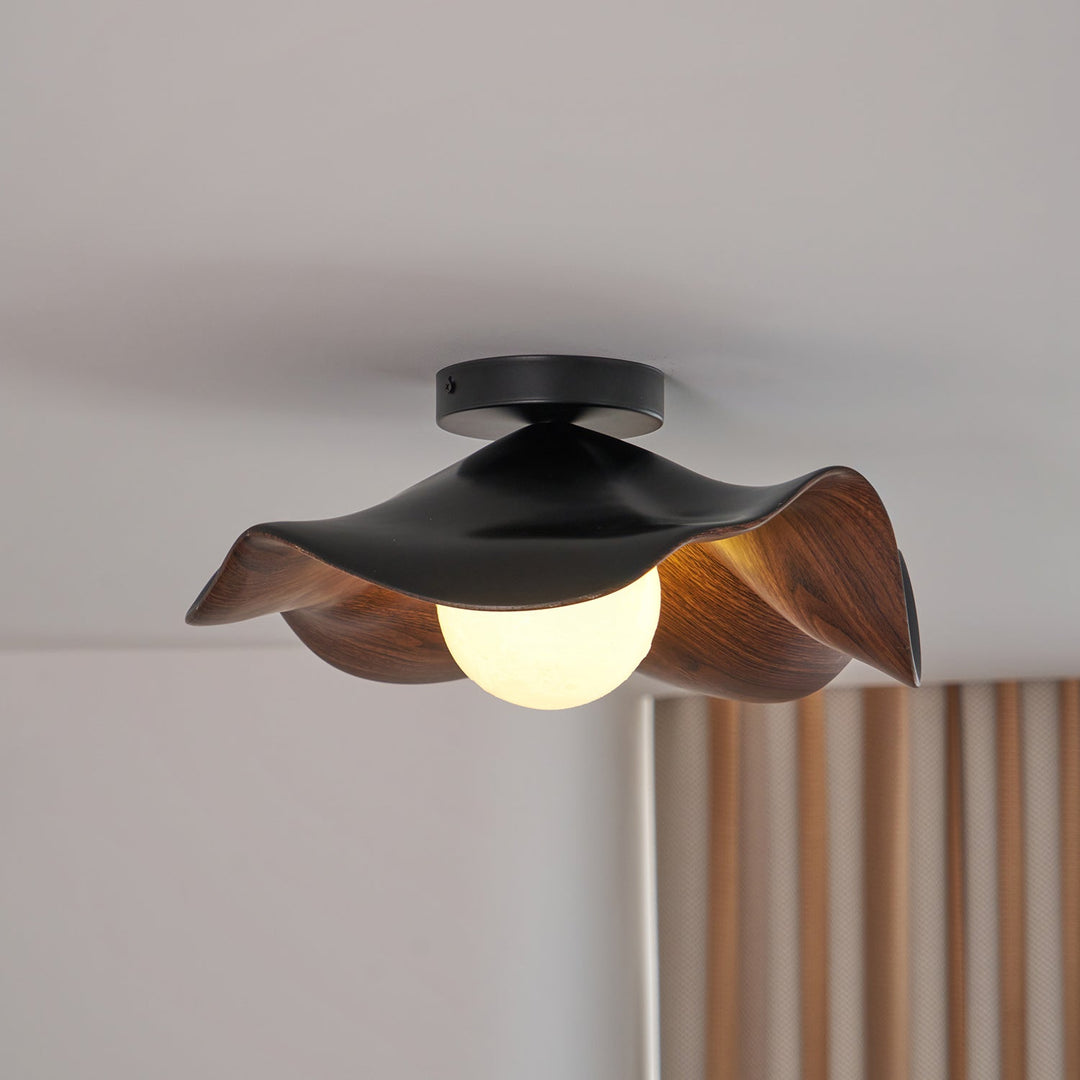 Artelux Casia Wood-Resin Ceiling Light