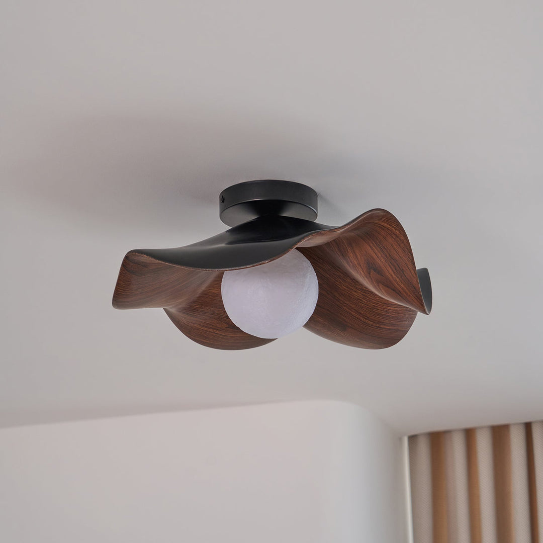 Artelux Casia Wood-Resin Ceiling Light