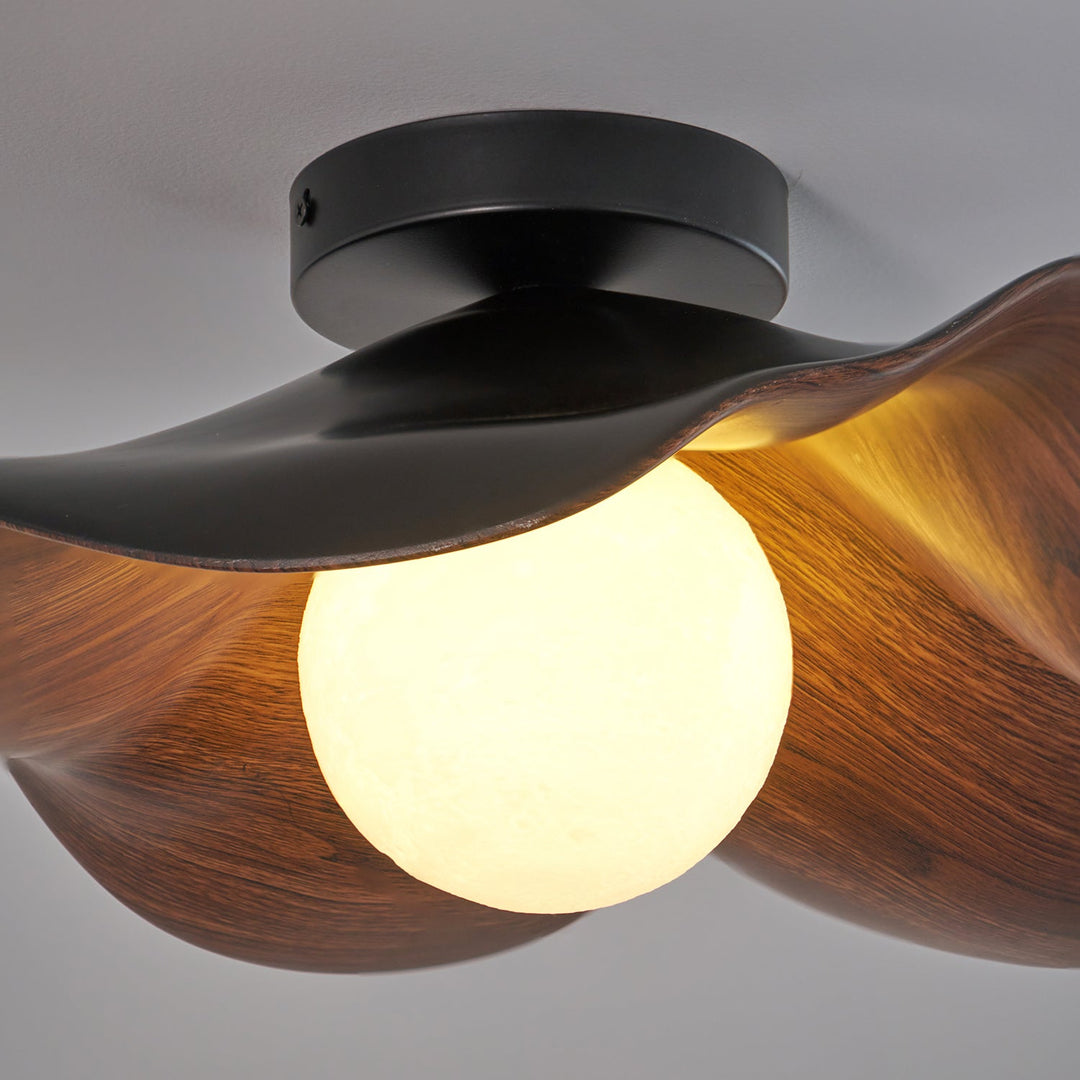 Artelux Casia Wood-Resin Ceiling Light