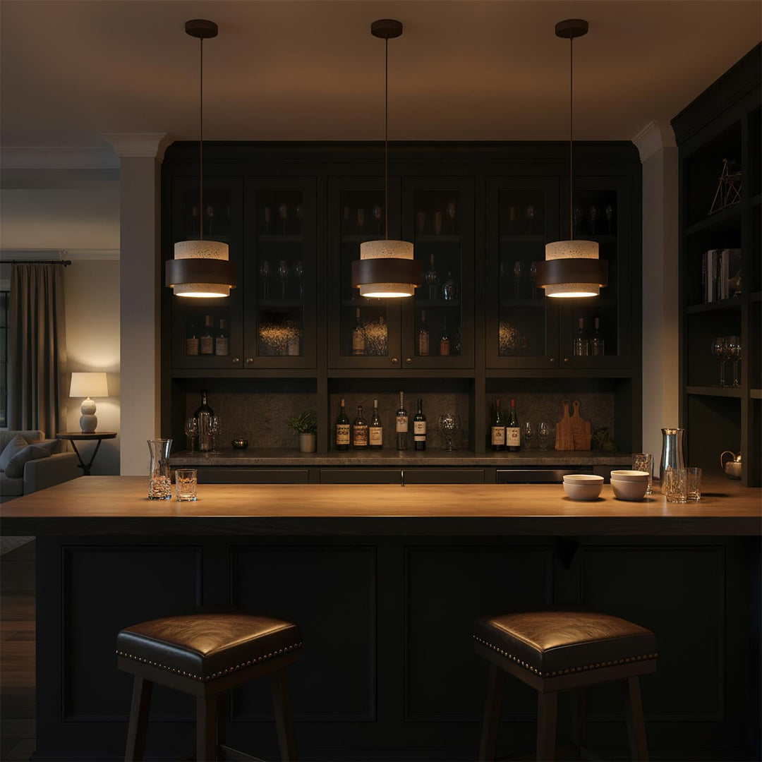 Artelux Dune Travertine Pendant Light