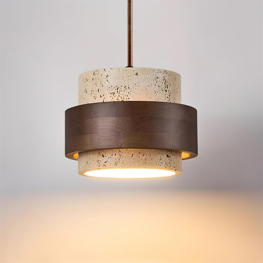 Artelux Dune Travertine Pendant Light