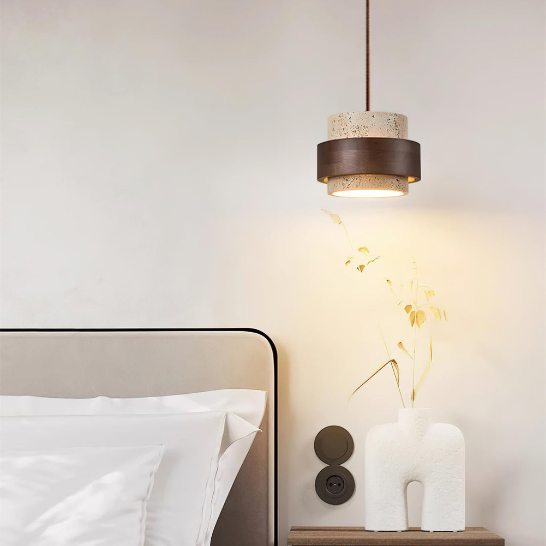 Artelux Dune Travertine Pendant Light