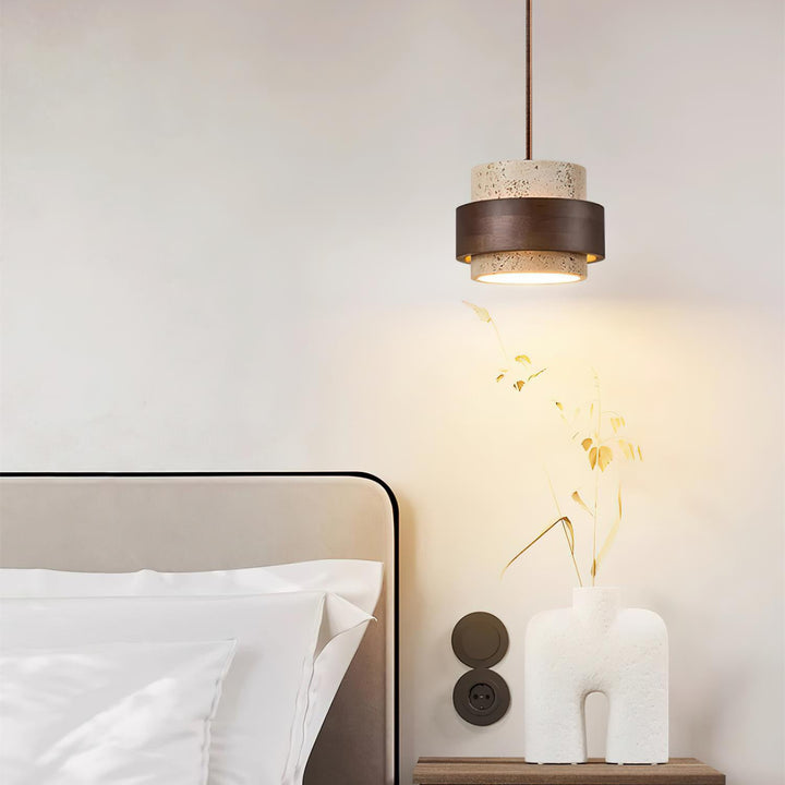 Artelux Dune Travertine Pendant Light