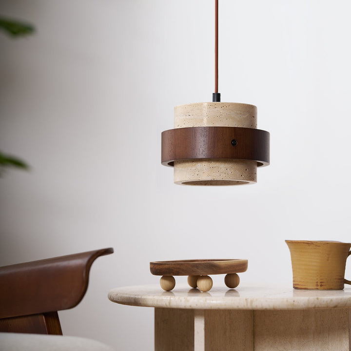 Artelux Dune Travertine Pendant Light