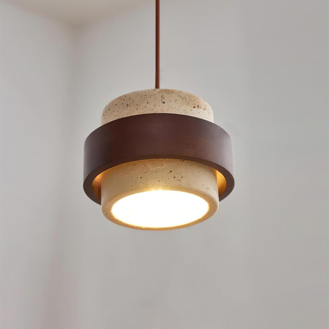 Artelux Dune Travertine Pendant Light