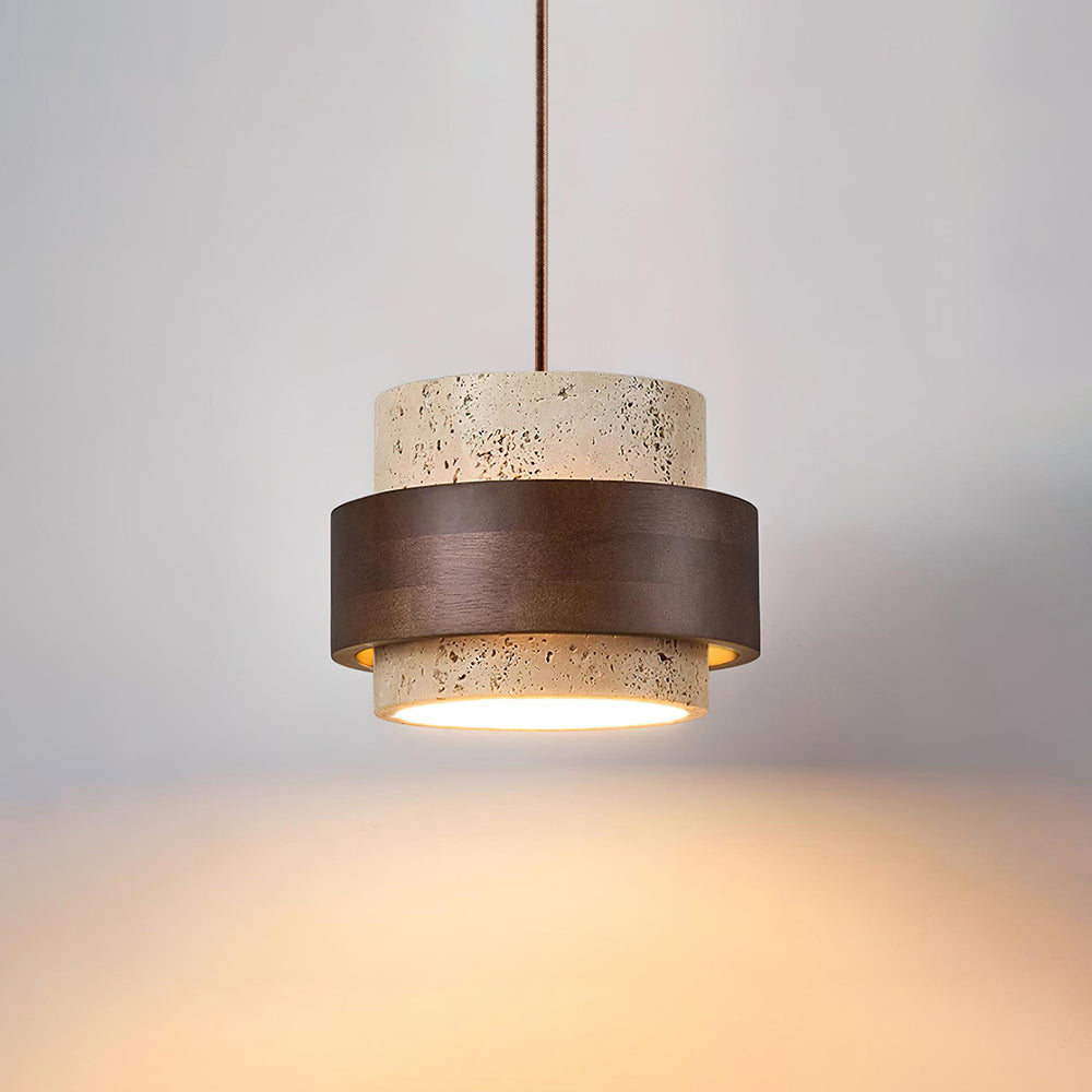 Artelux Dune Travertine Pendant Light