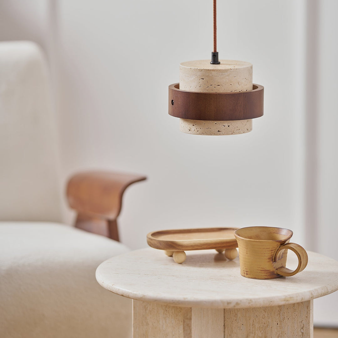 Artelux Dune Travertine Pendant Light