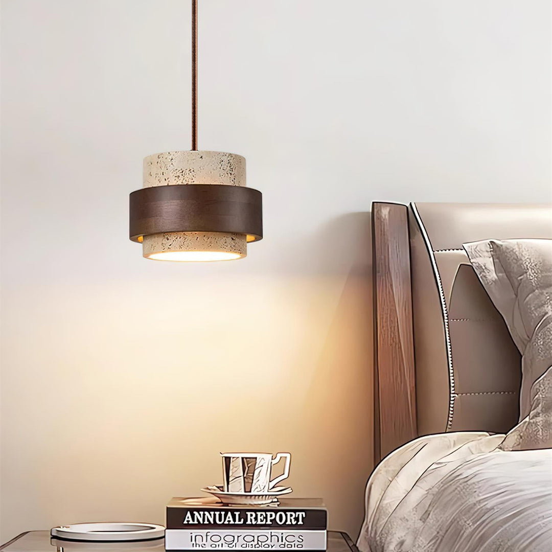 Artelux Dune Travertine Pendant Light