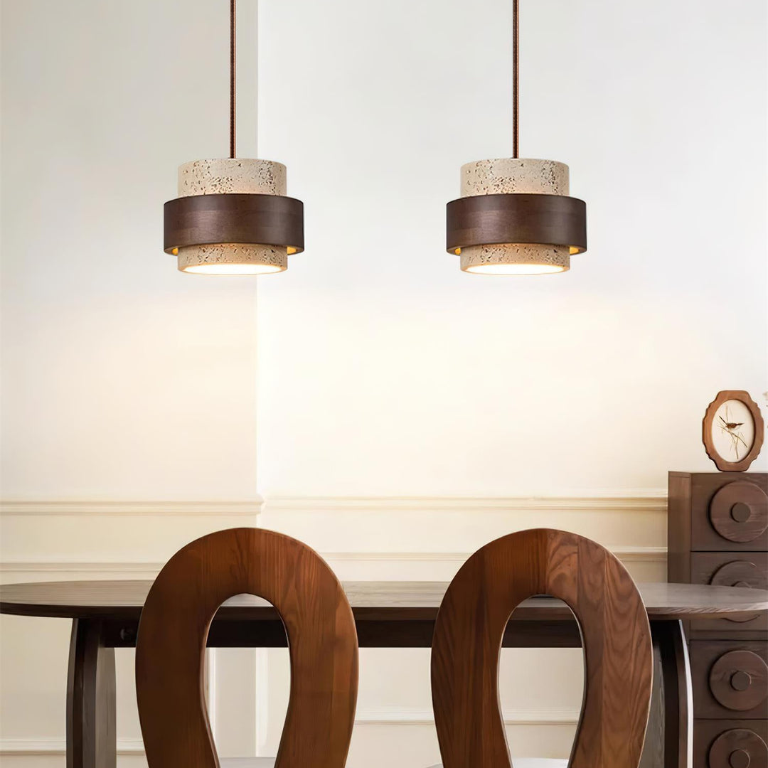 Artelux Dune Travertine Pendant Light