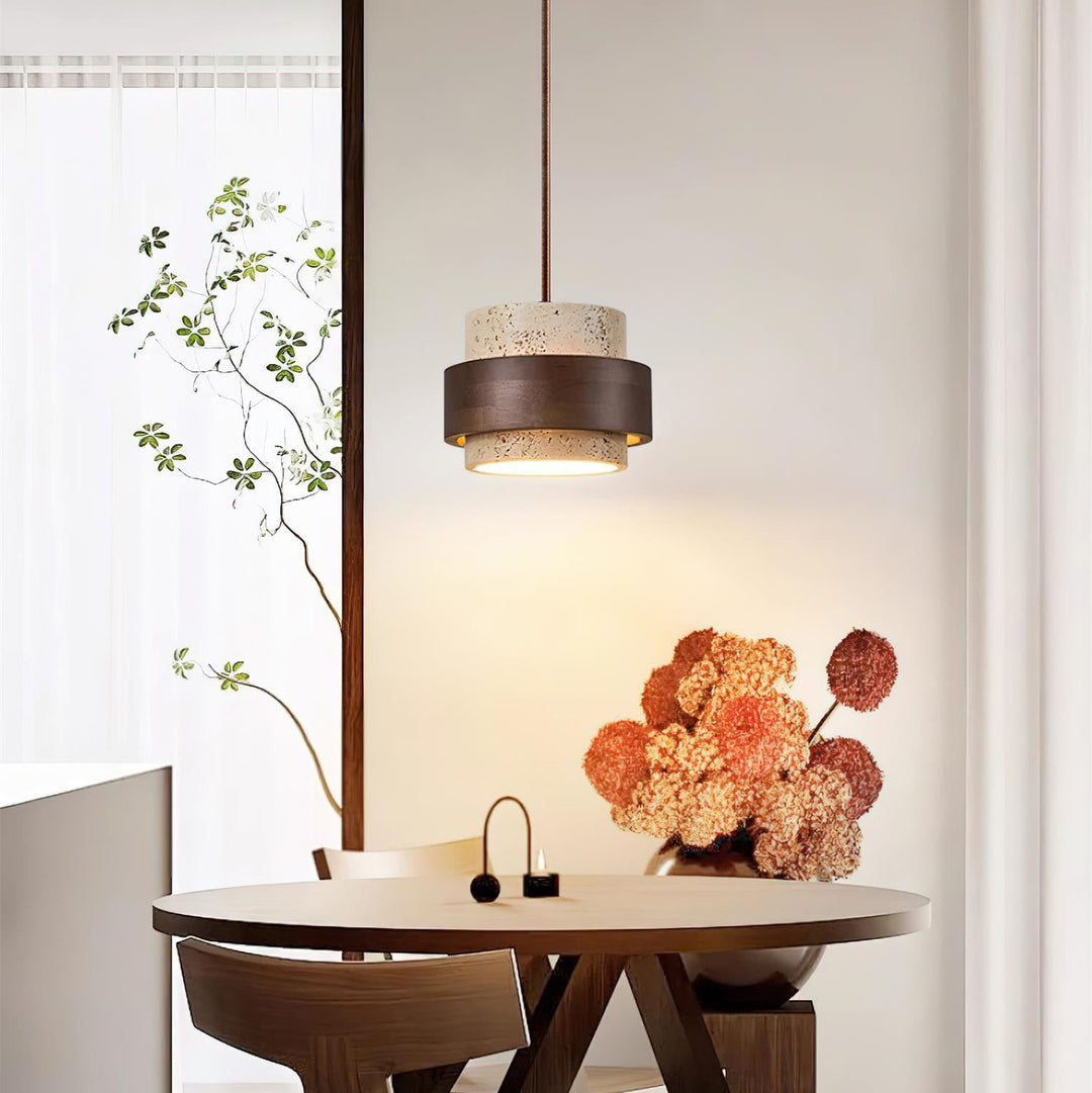 Artelux Dune Travertine Pendant Light