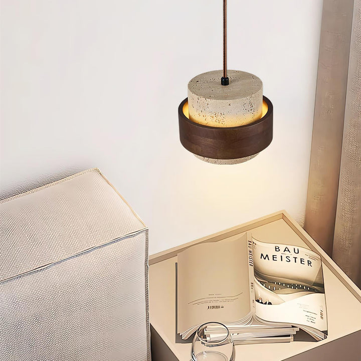 Artelux Dune Travertine Pendant Light