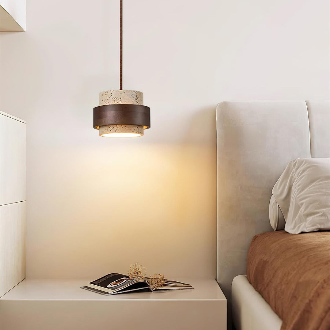 Artelux Dune Travertine Pendant Light