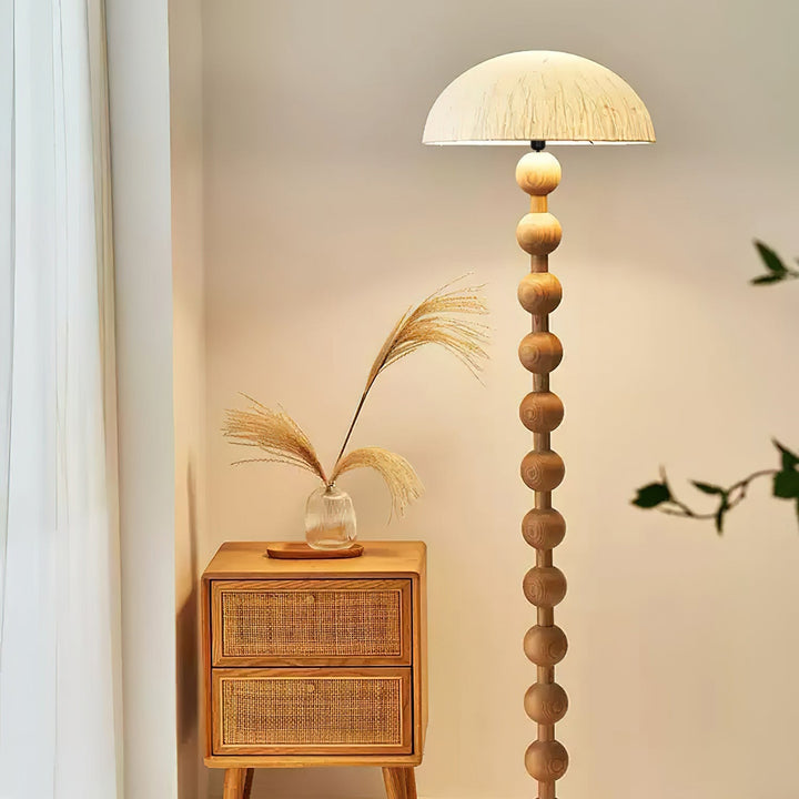 Artelux Orla Sculptural Wood Floor Lamp
