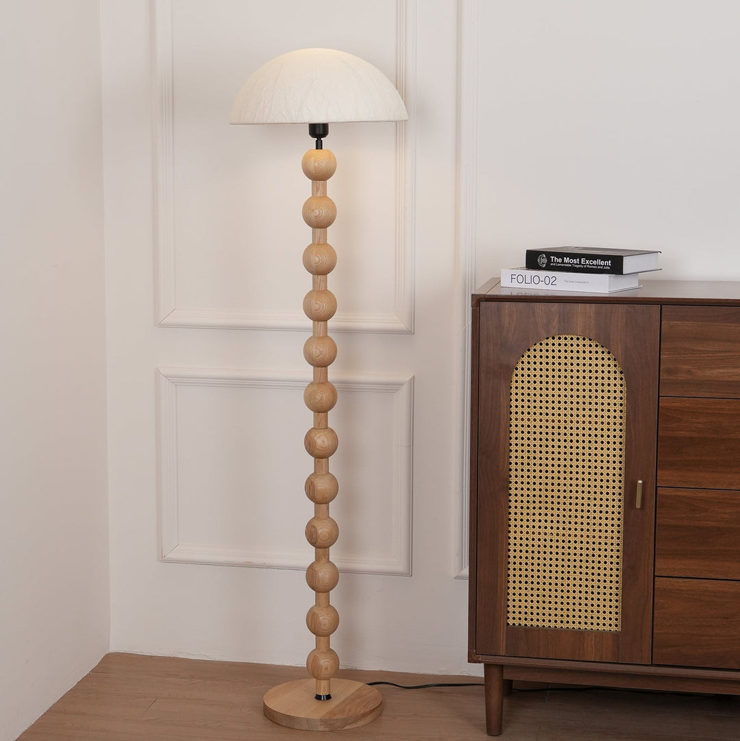 Artelux Orla Sculptural Wood Floor Lamp