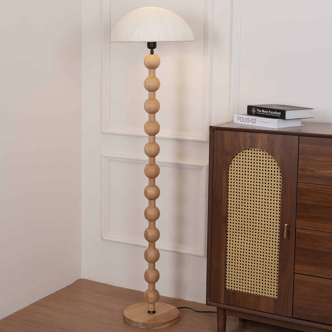 Artelux Orla Sculptural Wood Floor Lamp