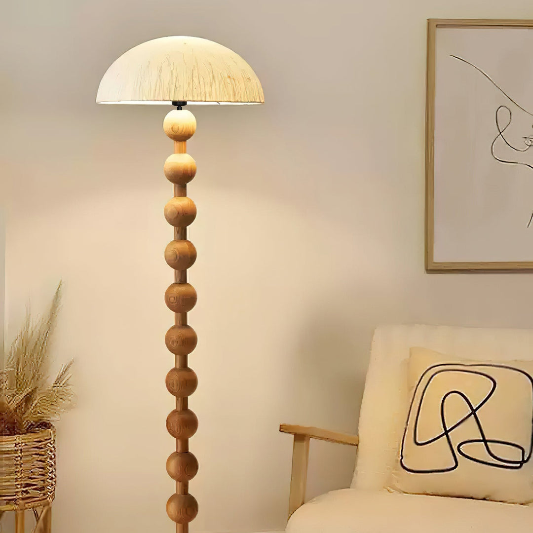 Artelux Orla Sculptural Wood Floor Lamp