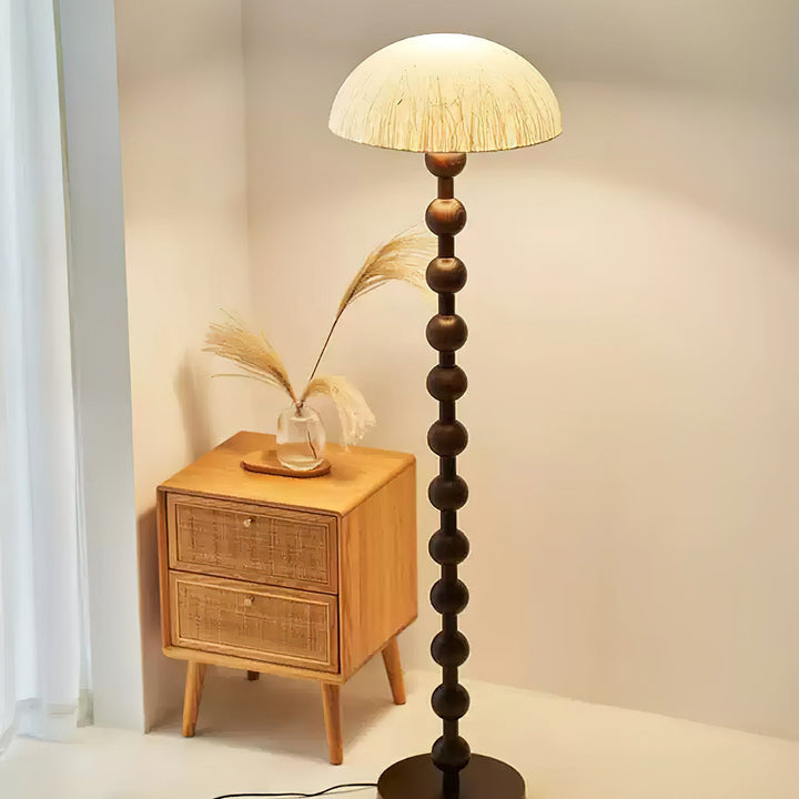Artelux Orla Sculptural Wood Floor Lamp