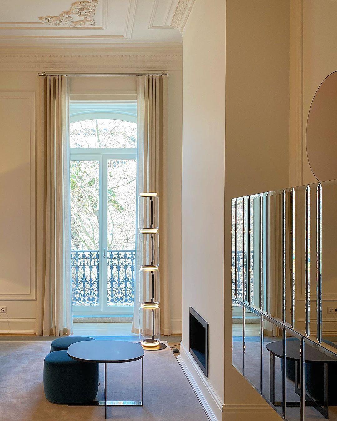 Bamboo Glass Floor Lamp-Artelux Atelier