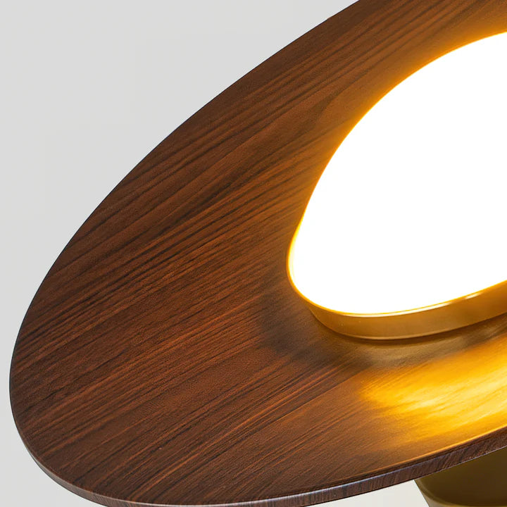 Axis Wood Brass Ceiling Lamp