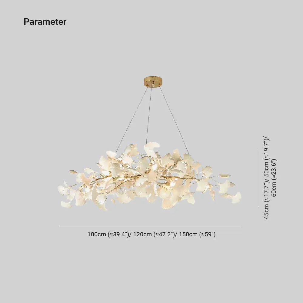 Muse Gingko Leaf Design N Chandelier
