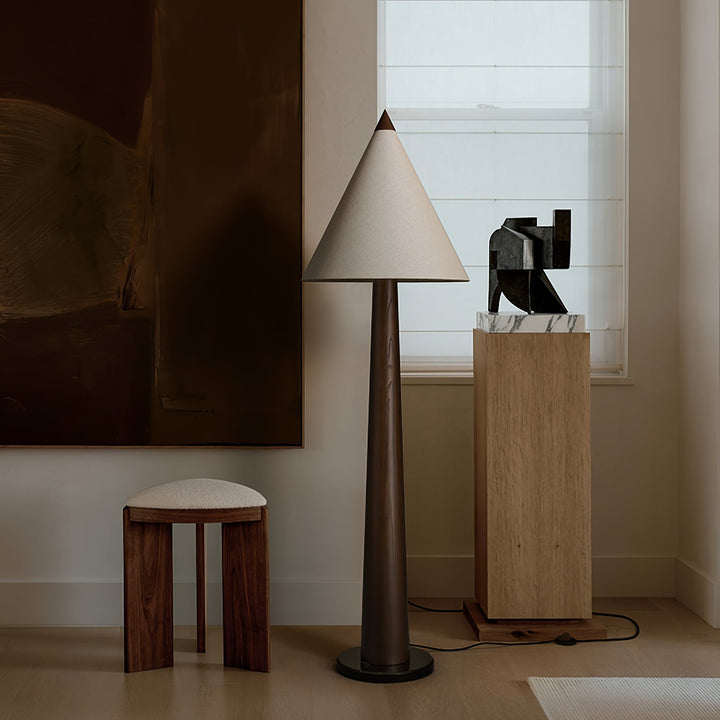 Pinecone Wooden Floor Lamp-Artelux Atelier