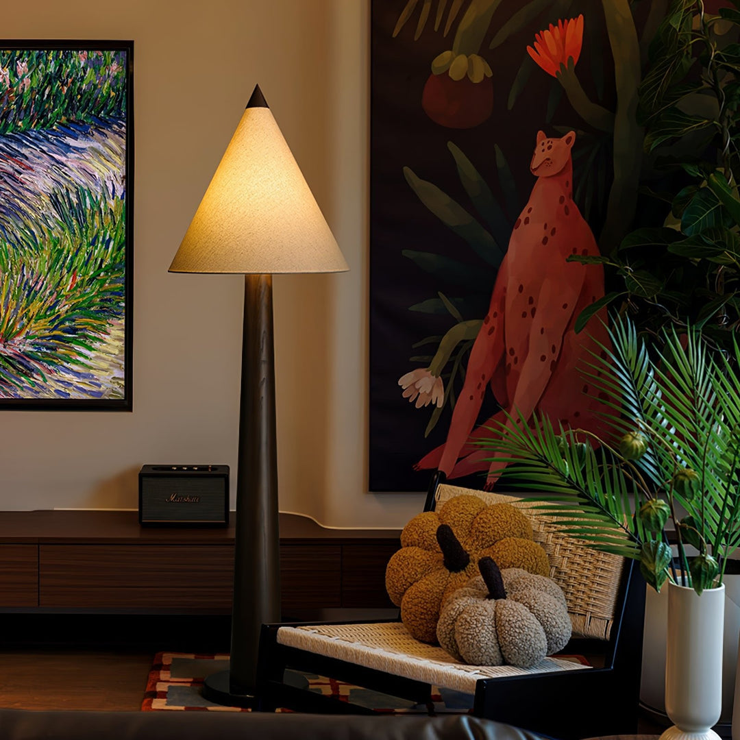 Pinecone Wooden Floor Lamp-Artelux Atelier