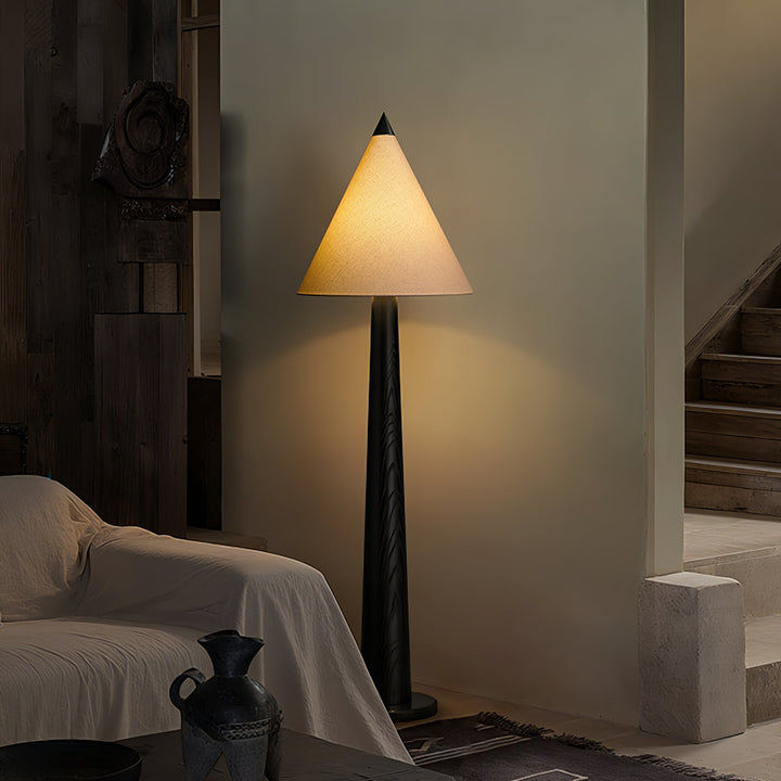 Pinecone Wooden Floor Lamp-Artelux Atelier