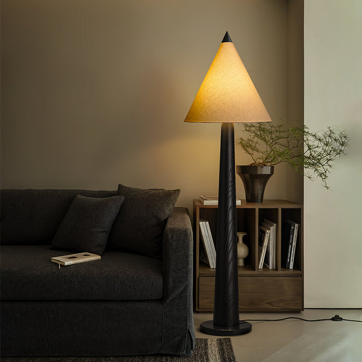 Pinecone Wooden Floor Lamp-Artelux Atelier