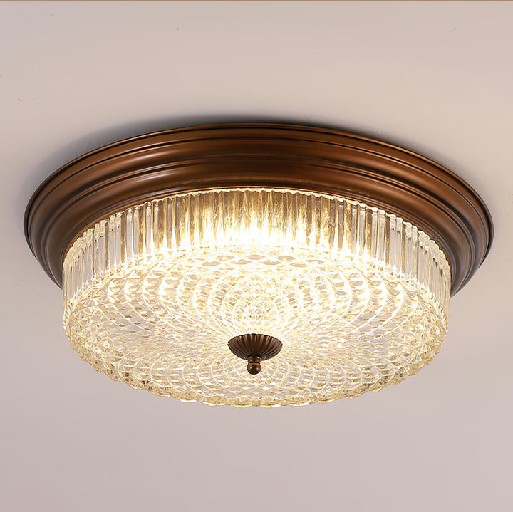 Artelux Crystal Glass Dome Ceiling Lamp