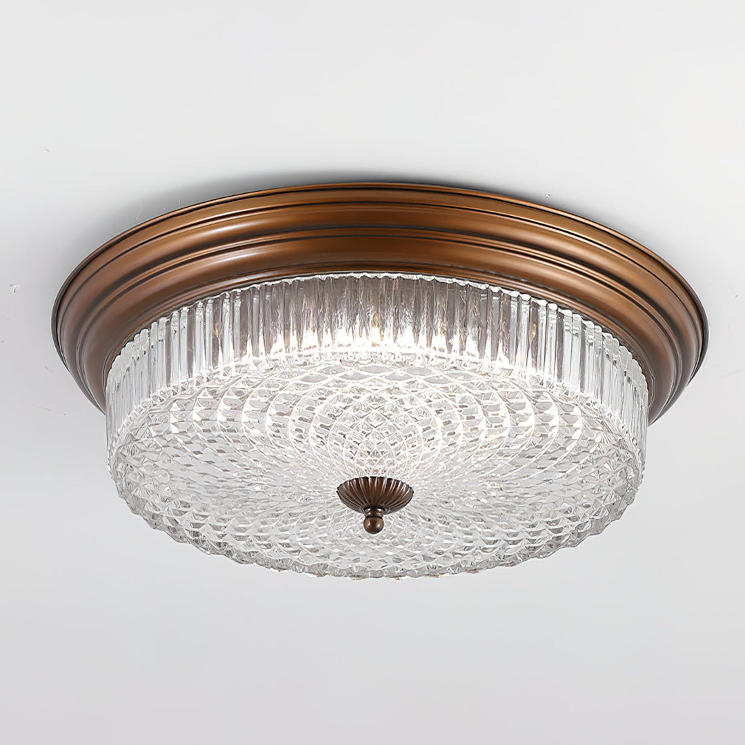 Artelux Crystal Glass Dome Ceiling Lamp