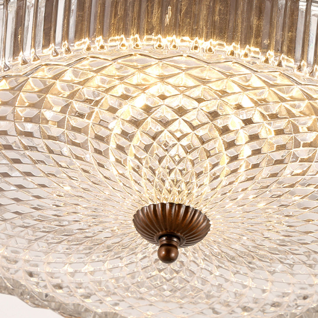 Artelux Crystal Glass Dome Ceiling Lamp