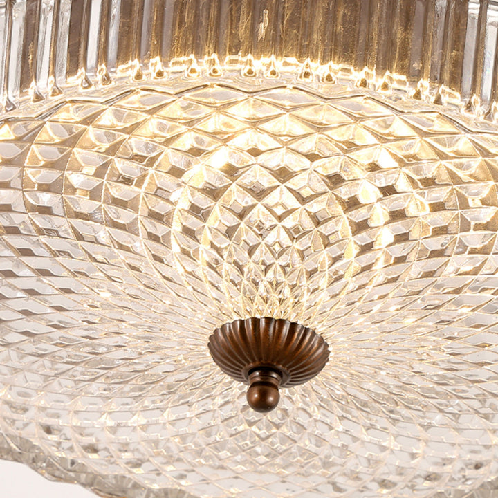 Artelux Crystal Glass Dome Ceiling Lamp