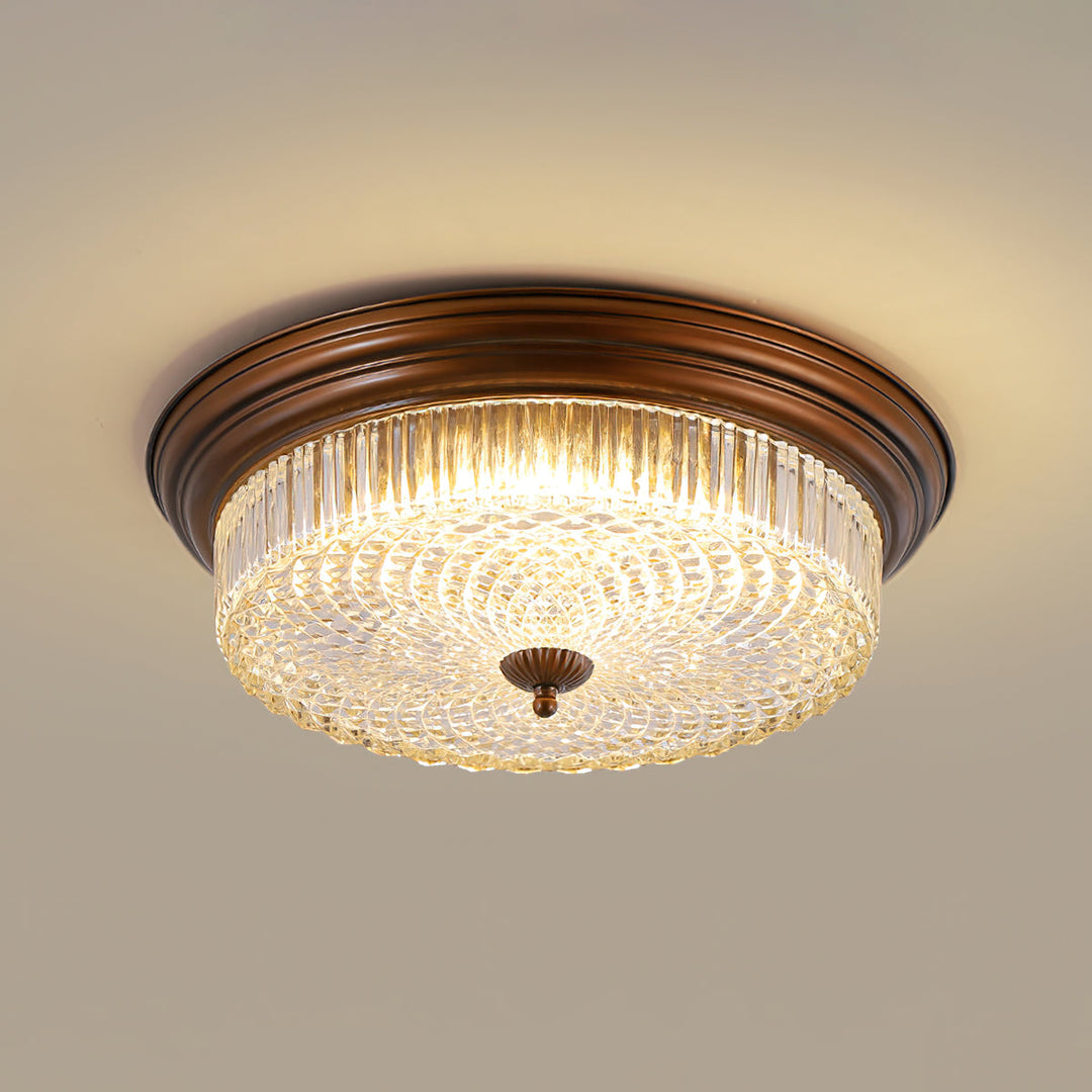 Artelux Crystal Glass Dome Ceiling Lamp