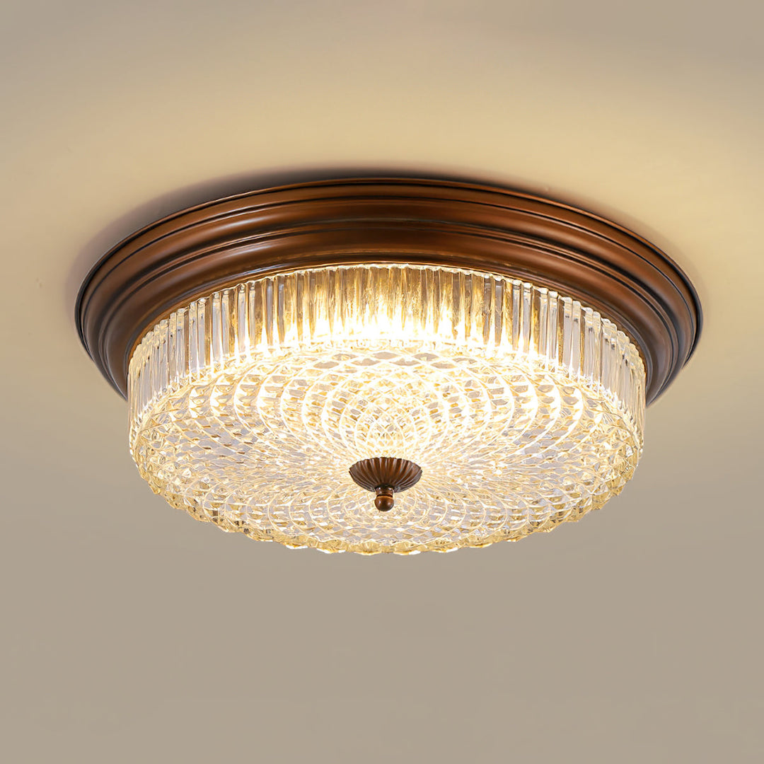 Artelux Crystal Glass Dome Ceiling Lamp