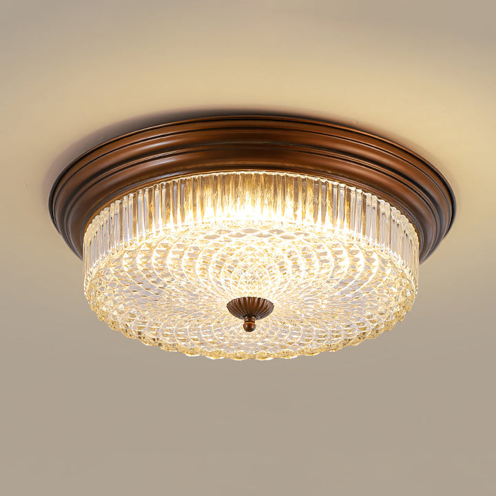 Artelux Crystal Glass Dome Ceiling Lamp