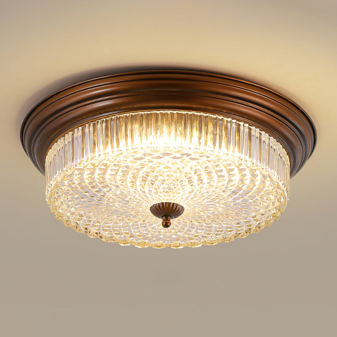 Artelux Crystal Glass Dome Ceiling Lamp