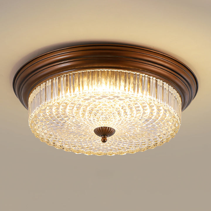 Artelux Crystal Glass Dome Ceiling Lamp