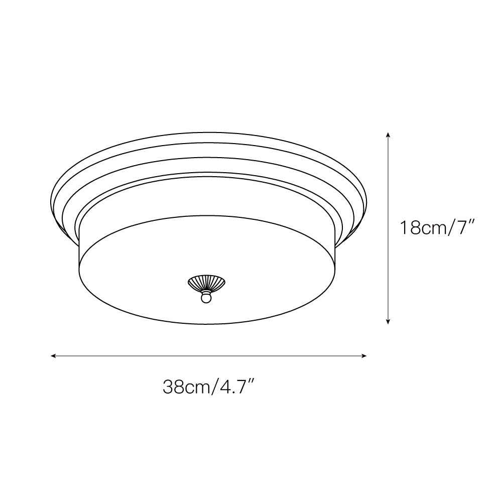 Artelux Crystal Glass Dome Ceiling Lamp