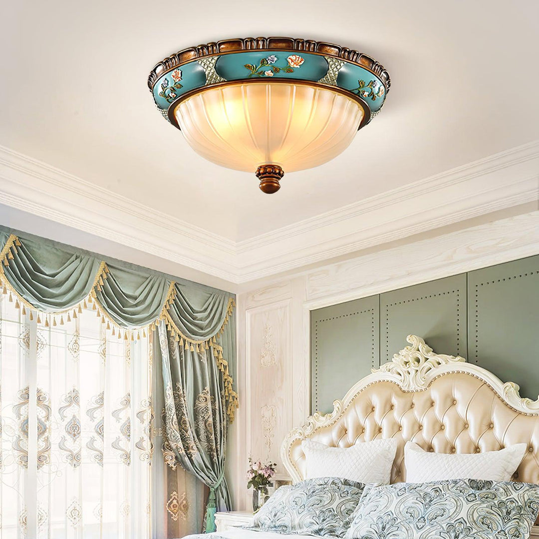 Retro Floral Resin Recessed Ceiling Light-Artelux Atelier