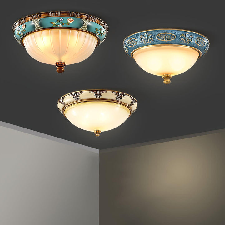 Retro Floral Resin Recessed Ceiling Light-Artelux Atelier