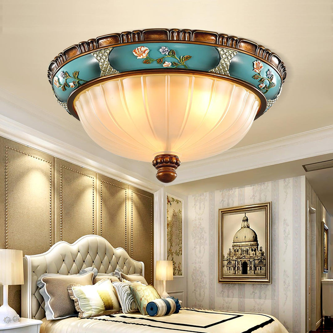 Retro Floral Resin Recessed Ceiling Light-Artelux Atelier