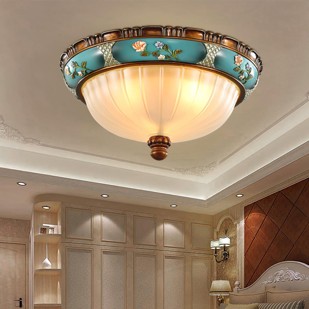 Retro Floral Resin Recessed Ceiling Light-Artelux Atelier