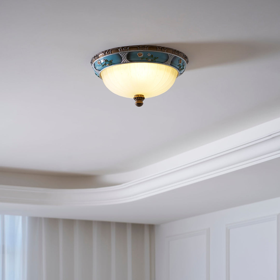 Retro Floral Resin Recessed Ceiling Light-Artelux Atelier