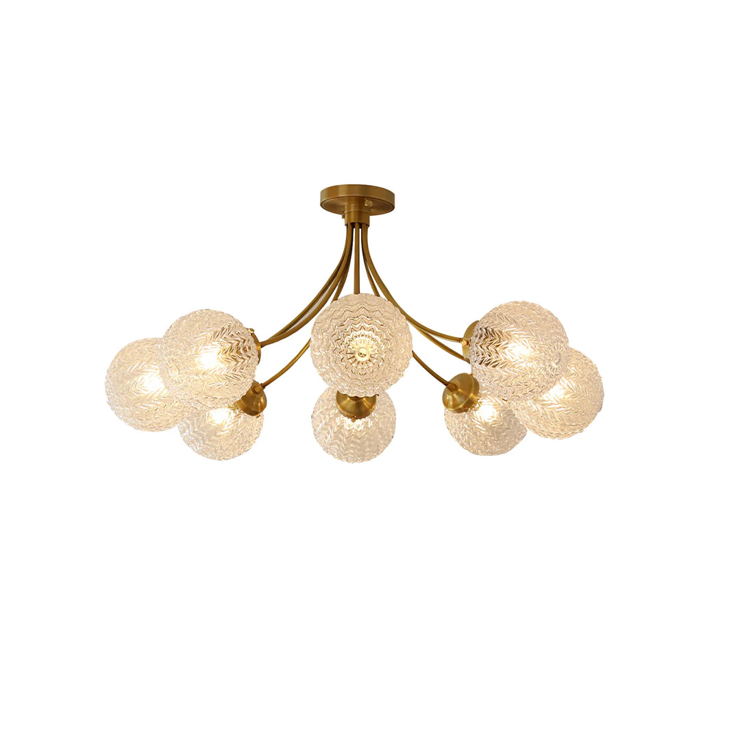Halo Globe Glass Ceiling Light