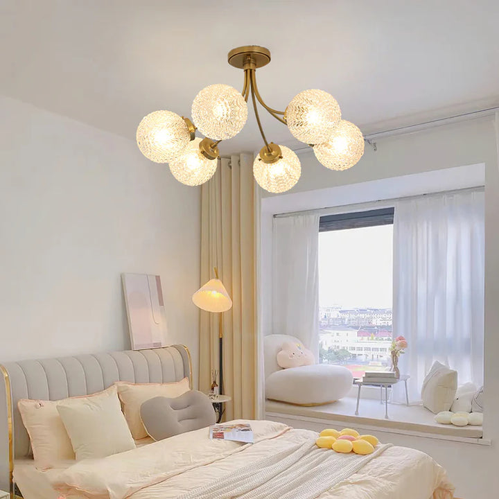 Halo Globe Glass Ceiling Light